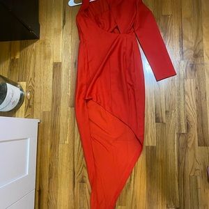 Brand new red dress, M